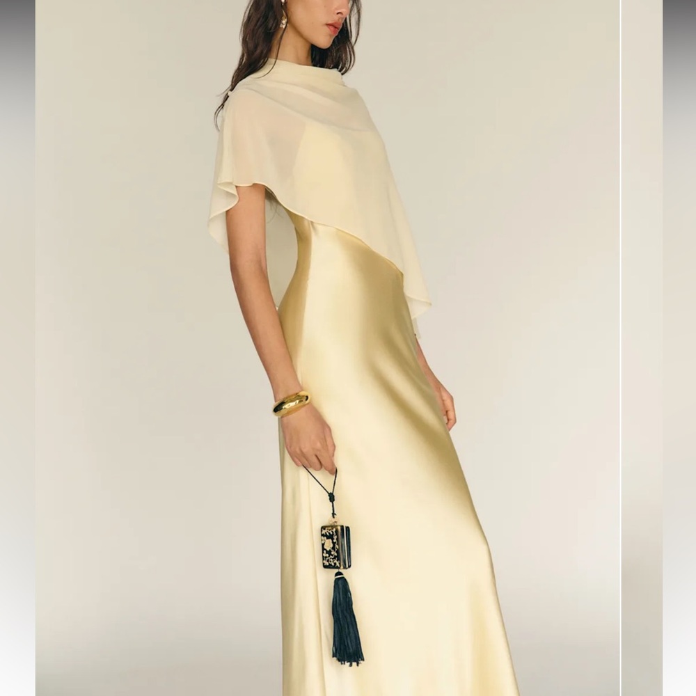 NWT Reformation Lilibeth Silk Dress